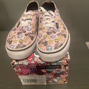 Vans Nintendo collection Princess Peach size 1.5